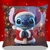 Imagem do Arte Sublimação Almofada Stitch Natal