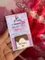 Cartão de Natal com mensagem "A vida é mais doce para quem carrega amor"