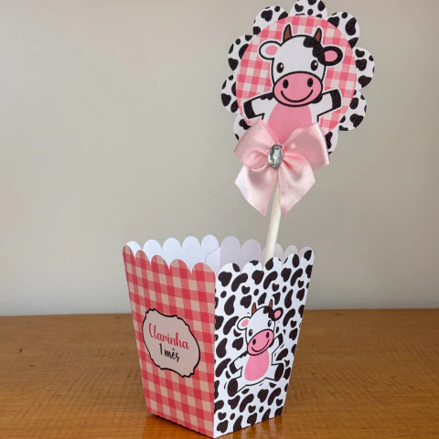 Centro de Mesa Vaquinha Loka - Studio e pdf - comprar online