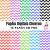 Conjunto de papéis digitais Chevron em diversas cores, incluindo listras em verde, azul, rosa e preto.
