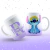 Arte Caneca Stitch Alfabeto Rosa e Roxo - Png - comprar online