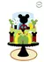 Arquivo de Corte Topo de Bolo Mickey 02