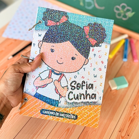 caderninho anotações escolar 