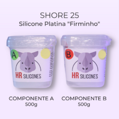 Borracha de Silicone Platina Shore 25 - 5kg