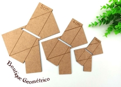 Gabarito Boutique Geométrico (Kit com 3)