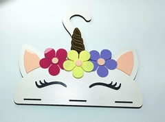 Porta Laços - Unicórnio com flores