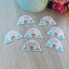 Arco íris com glitter