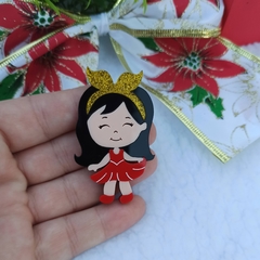Menina de Natal - Laço na internet