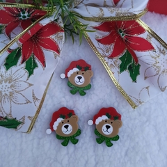 Urso com cachecol de Natal