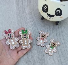 Minnie e Mickey Biscoito Gengibre