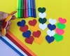 Coração Escolar para Tiaras - Modelo com 4 (Curvado)