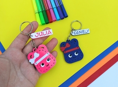 Chaveiro Mochila com Nome