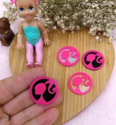 Disco Silhueta Barbie Sobreposição na internet