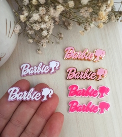 Palavra Barbie com Silhueta