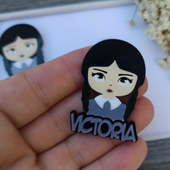 Wandinha Addams com Nome - WA Atelier