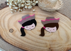 Cabeça Menina Caipira - comprar online