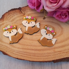Raposa com Flores na internet