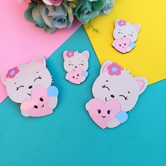 Gatinha Coração - WA Atelier