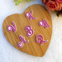 Alfabeto Glitter com Sobreposição - WA Atelier