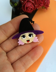Cabeça Bruxinha Halloween