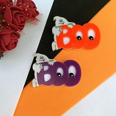 Palavra BOO com Fantasma