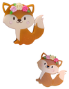 Raposa com Flores
