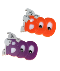 Palavra BOO com Fantasma - WA Atelier