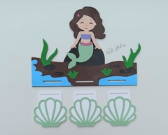 Porta laços em acrílico - Princesas - WA Atelier