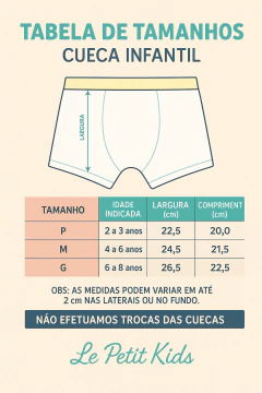 Imagem do Cueca boxer P ( veste 02 a 03 anos )