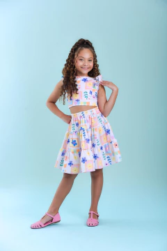 Conjunto Midi florzinha na internet