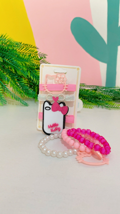 Kit hair Clips Hello kit / pulseiras