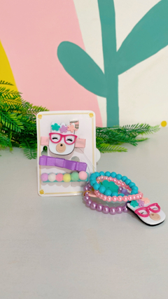 Kit hair Clips ilhama na internet