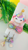 Kit hair Clips unicórnio 