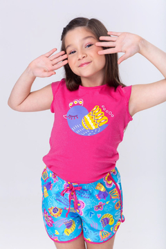Conjunto tactel passarinho