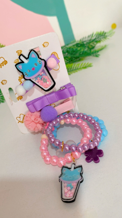 Kit hair Clips milk shake - comprar online