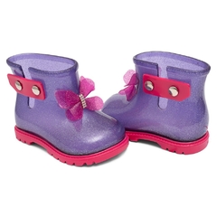 Galocha lilas glitter colorê
