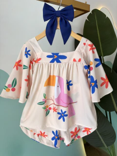 Conjunto Sophia flora - Lê Petit Kids