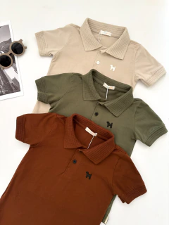 Camisa golo polo Minimal - Lê Petit Kids