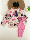 Conjunto moletom Minnie legging cotton - comprar online