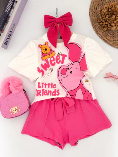 Conjunto sweet friends Pooh & Leitão - comprar online