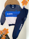 Conjunto juvenil always marinho