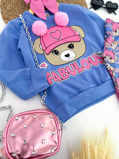 Conjunto ursinha fabulous azul na internet