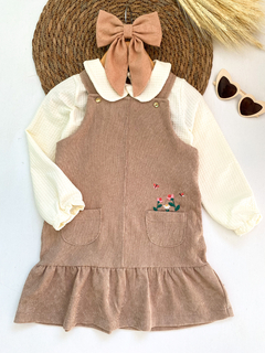 Conjunto Salopete cotelê - comprar online