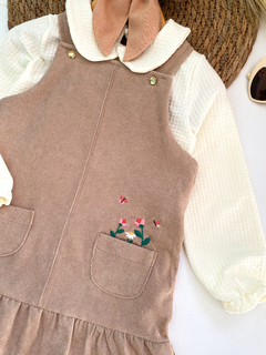 Conjunto Salopete cotelê