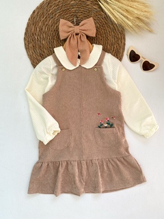Conjunto Salopete cotelê - comprar online