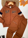 Conjunto moletom texturizado premium