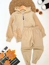 Conjunto moletom bouclê marfim - comprar online