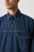Camisa Over Denim - tienda online
