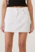 Falda Regular Blanca - comprar online