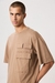 Remera Cargo Camel en internet